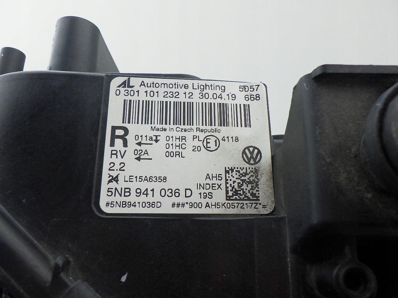 VW TIGUAN II 5NB 5N FULL LED EU RIGHT HEADLIGHT