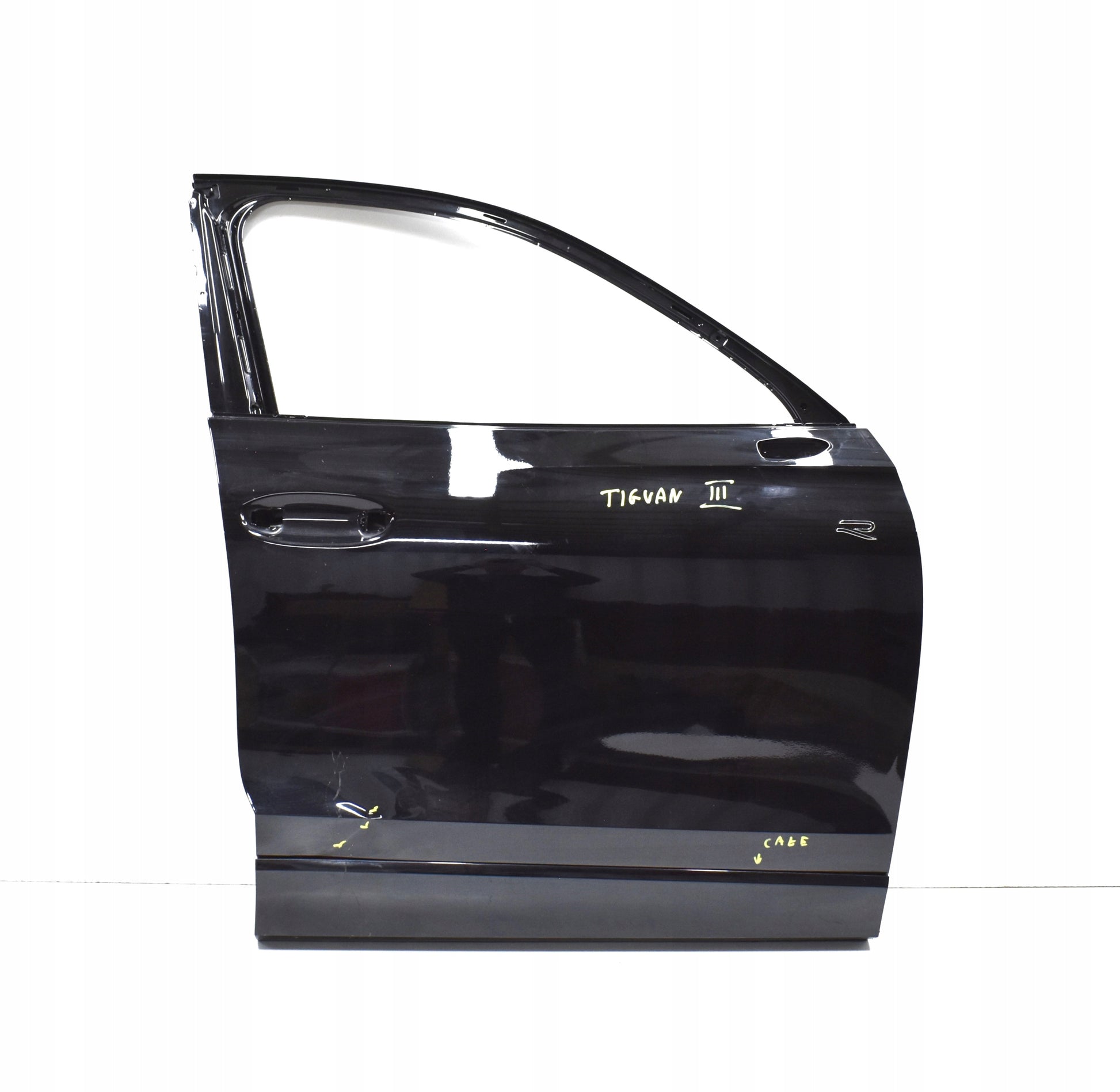 VW TIGUAN III 571 RIGHT FRONT DOOR WITH STRIP ORG