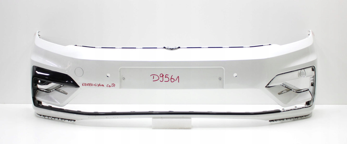 VW TOURAN III 5TA R LINE FRONT BUMPER ORG + CHROME