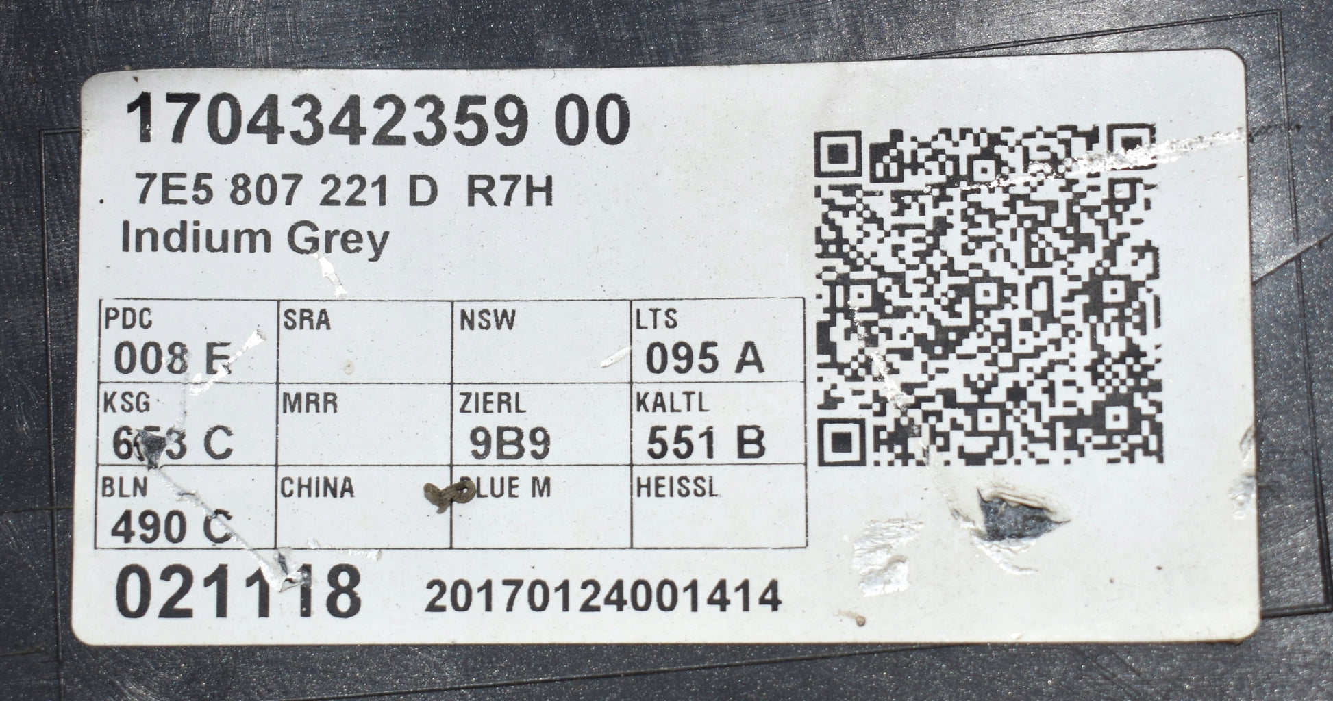 VW TRANSPORTER T6 MULTIVAN 7E5 FRONT BUMPER ORG