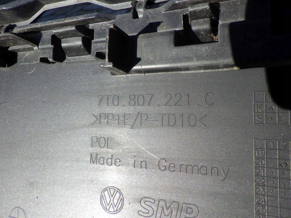 VW TRANSPORTER T7 7T0 2021- front bumper