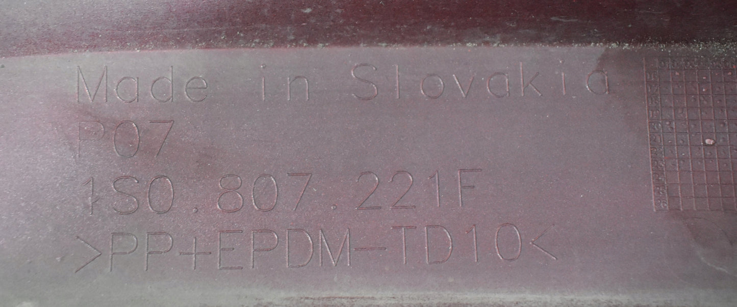 VW UP LIFT 1S0 FRONT BUMPER ORG + GRILLE