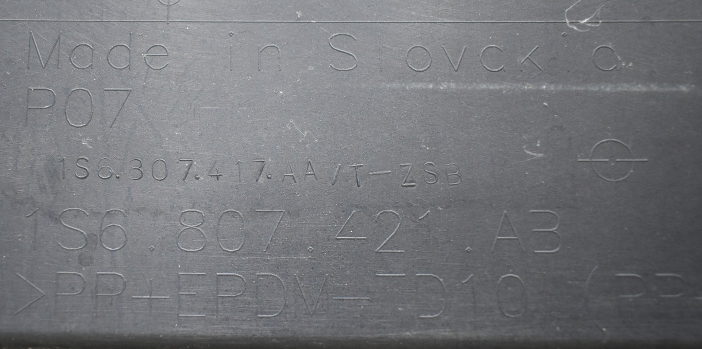 VW UP LIFT 1S6 REAR BUMPER ORG