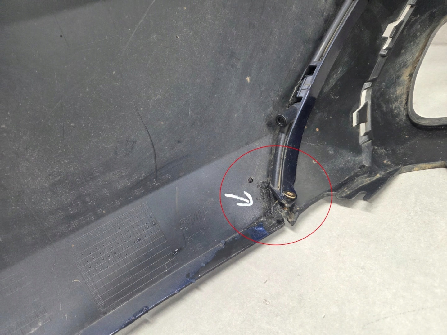 AUDI A4 B9 LIFT SEDAN S LINE REAR BUMPER 20-24