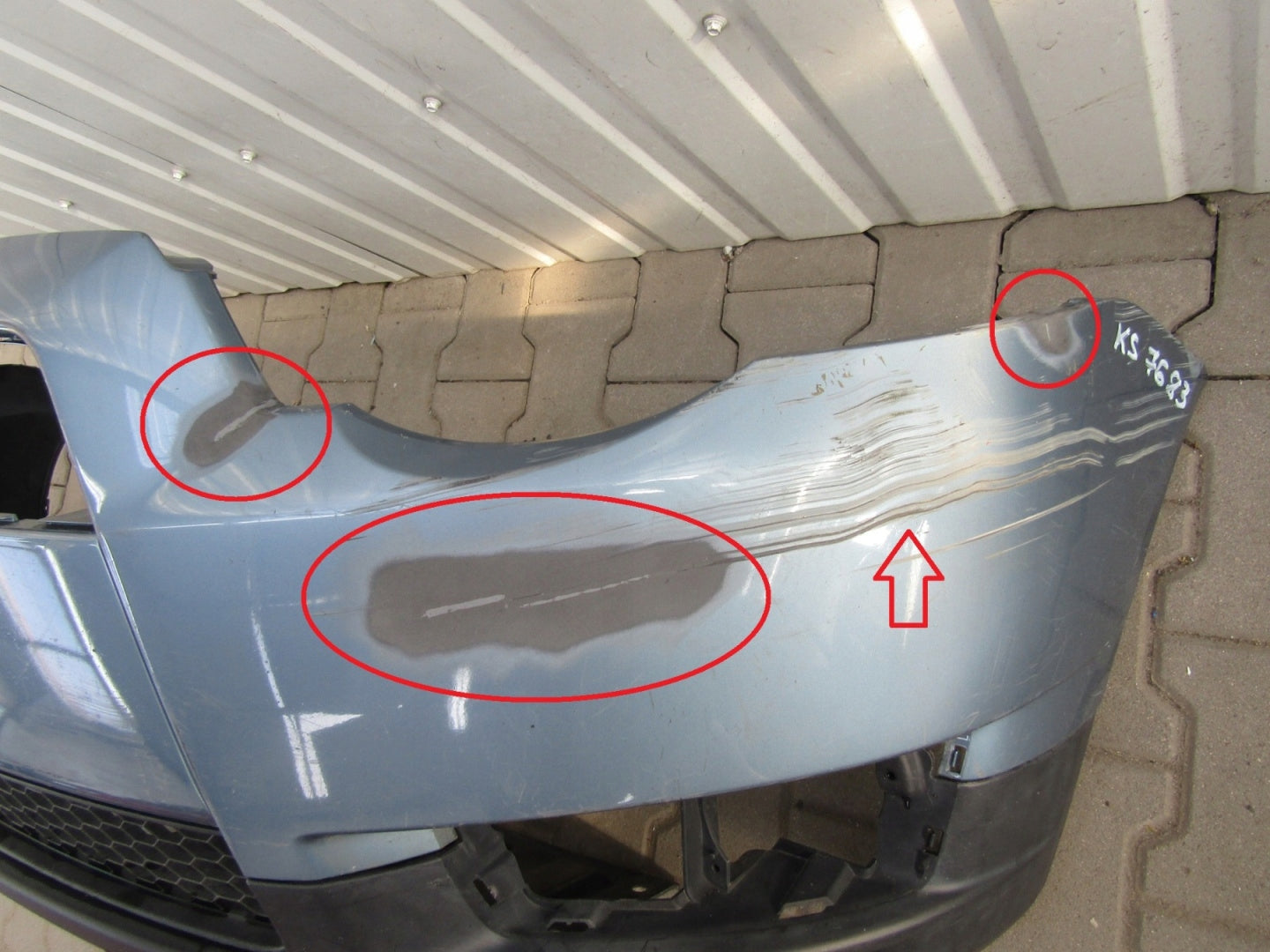 Front bumper Mitsubishi Colt 6 VI Lift Z30 08-12