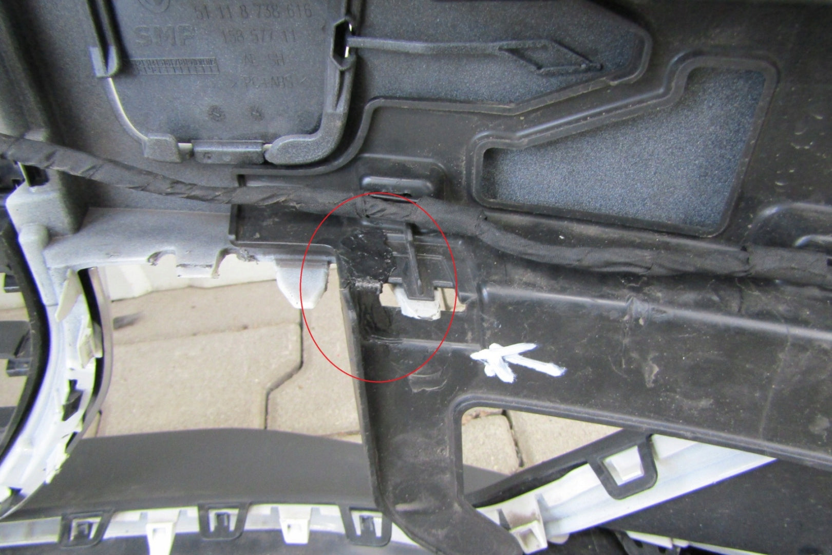 Front Bumper BMW i4 G26 eDrive E 21- 6 PDC