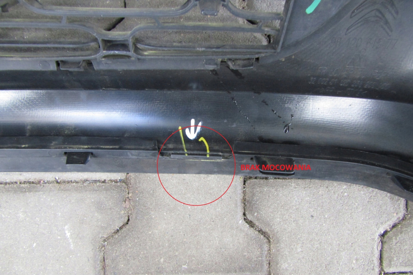 Front Bumper Citroen C3 III Facelift 20-