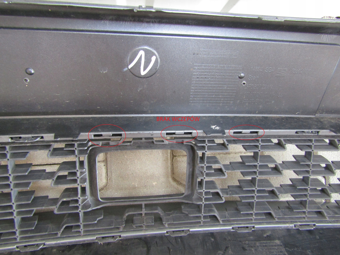 Front Bumper Seat Leon 3 III 5F0 Lift 17-