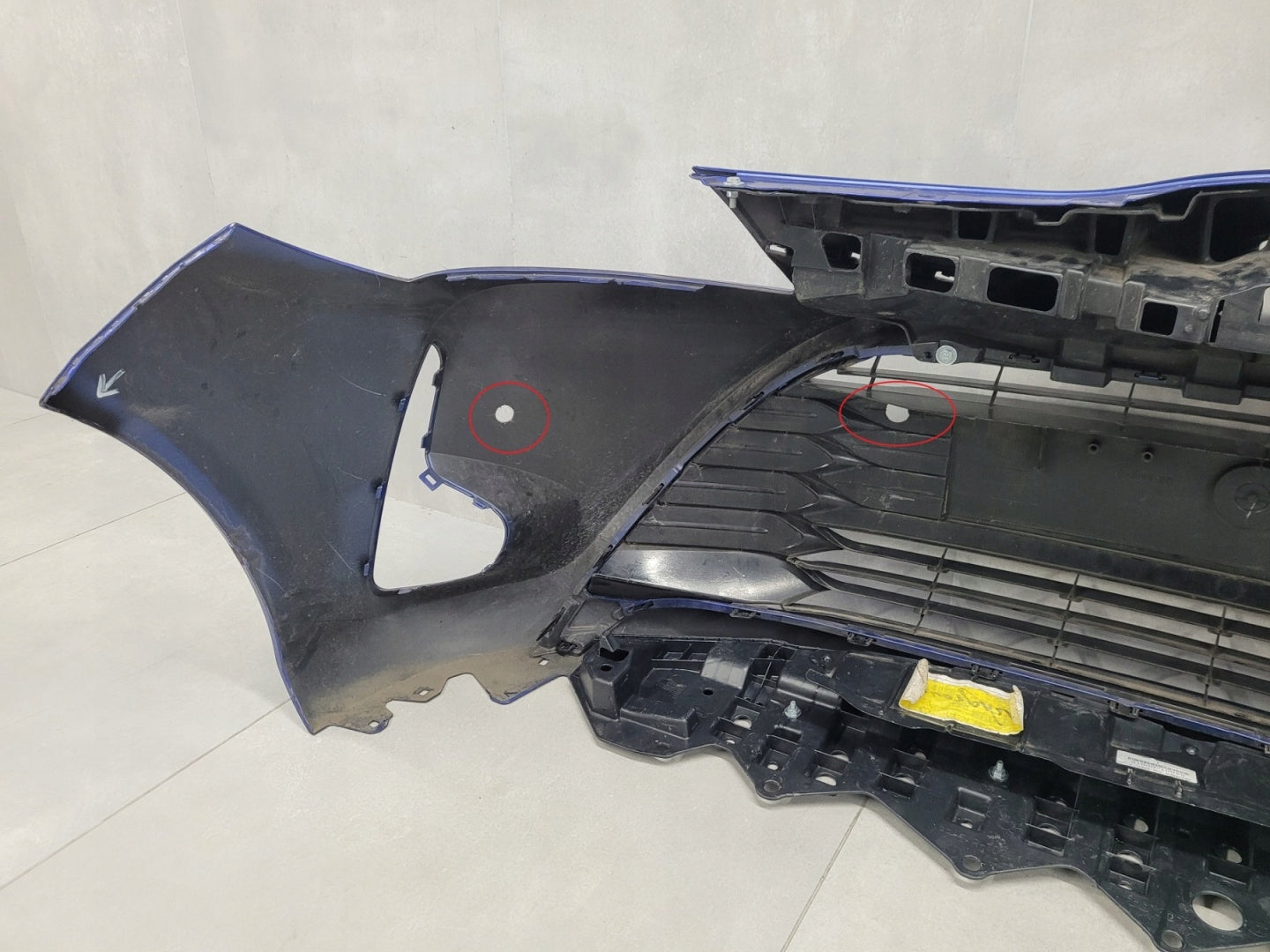 Front Bumper For Toyota Yaris 3 III Facelift 17-