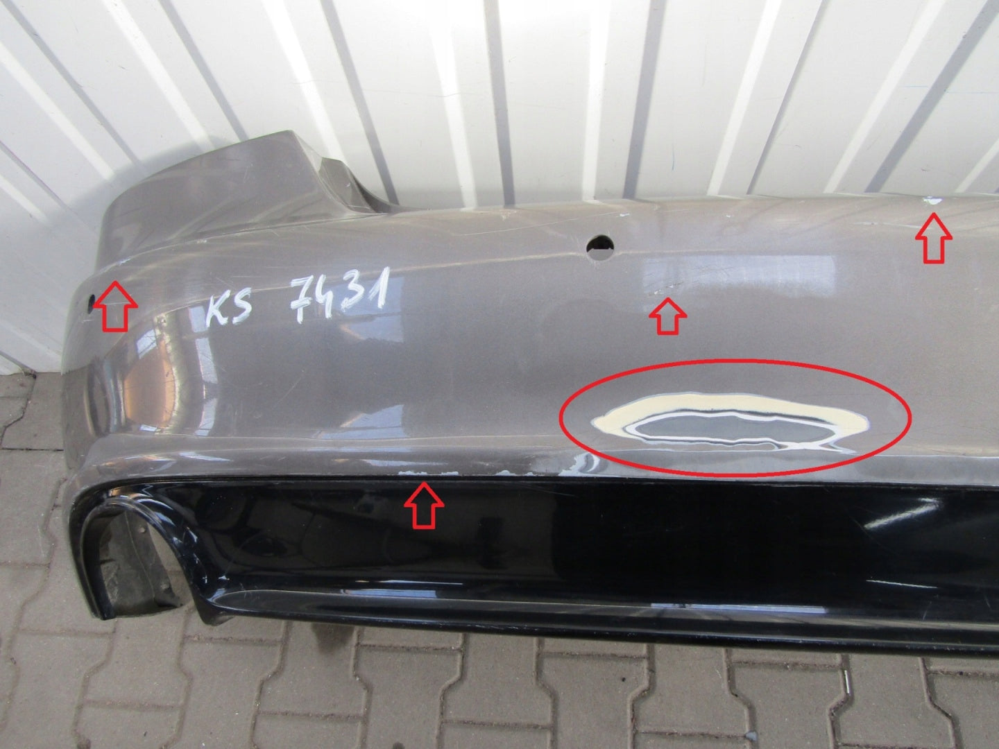 Rear Bumper Audi A7 4G8 10-14