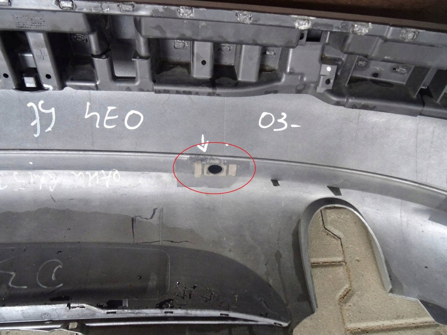 Rear Bumper Audi A8 D3 4E0 02-