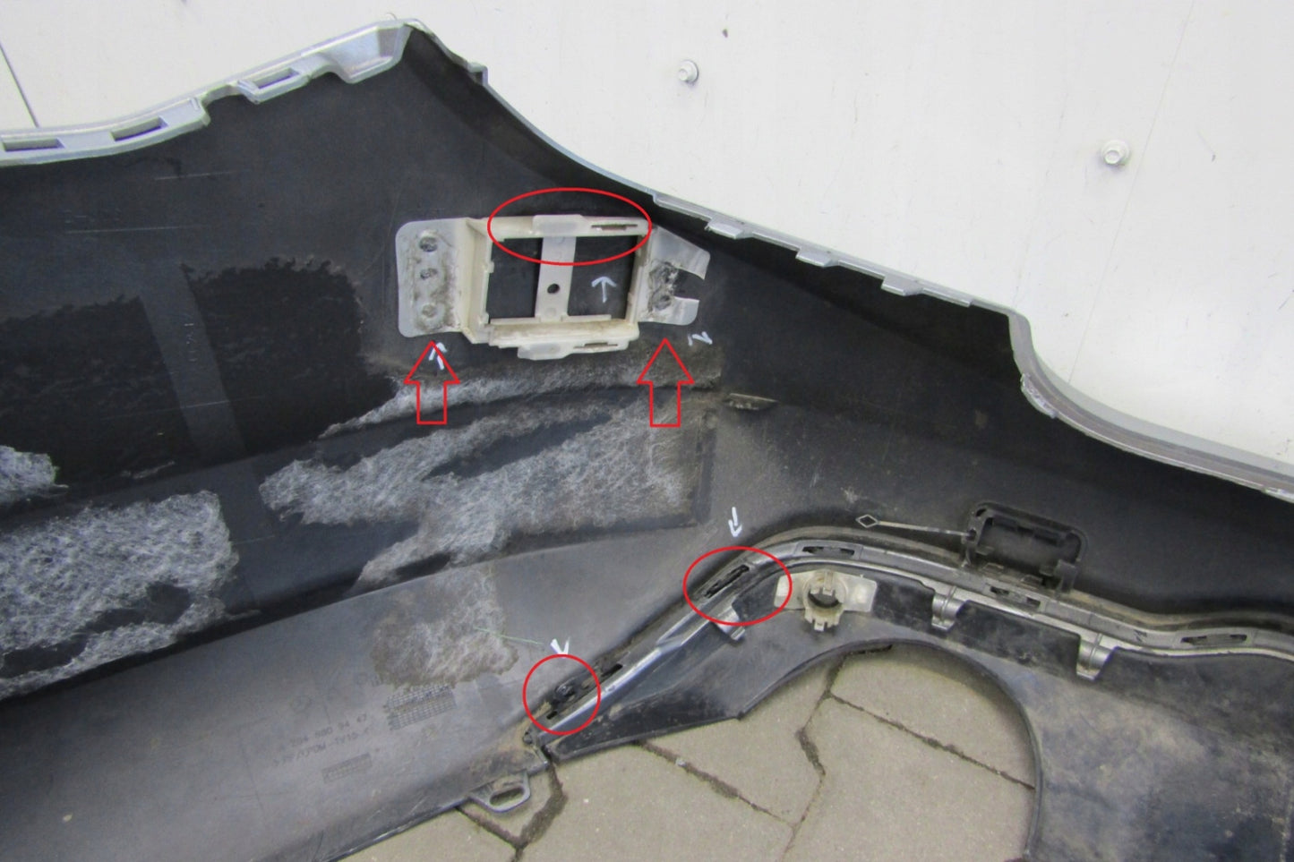 Rear Bumper for C-Class 204 AMG Wagon Lift 11-14