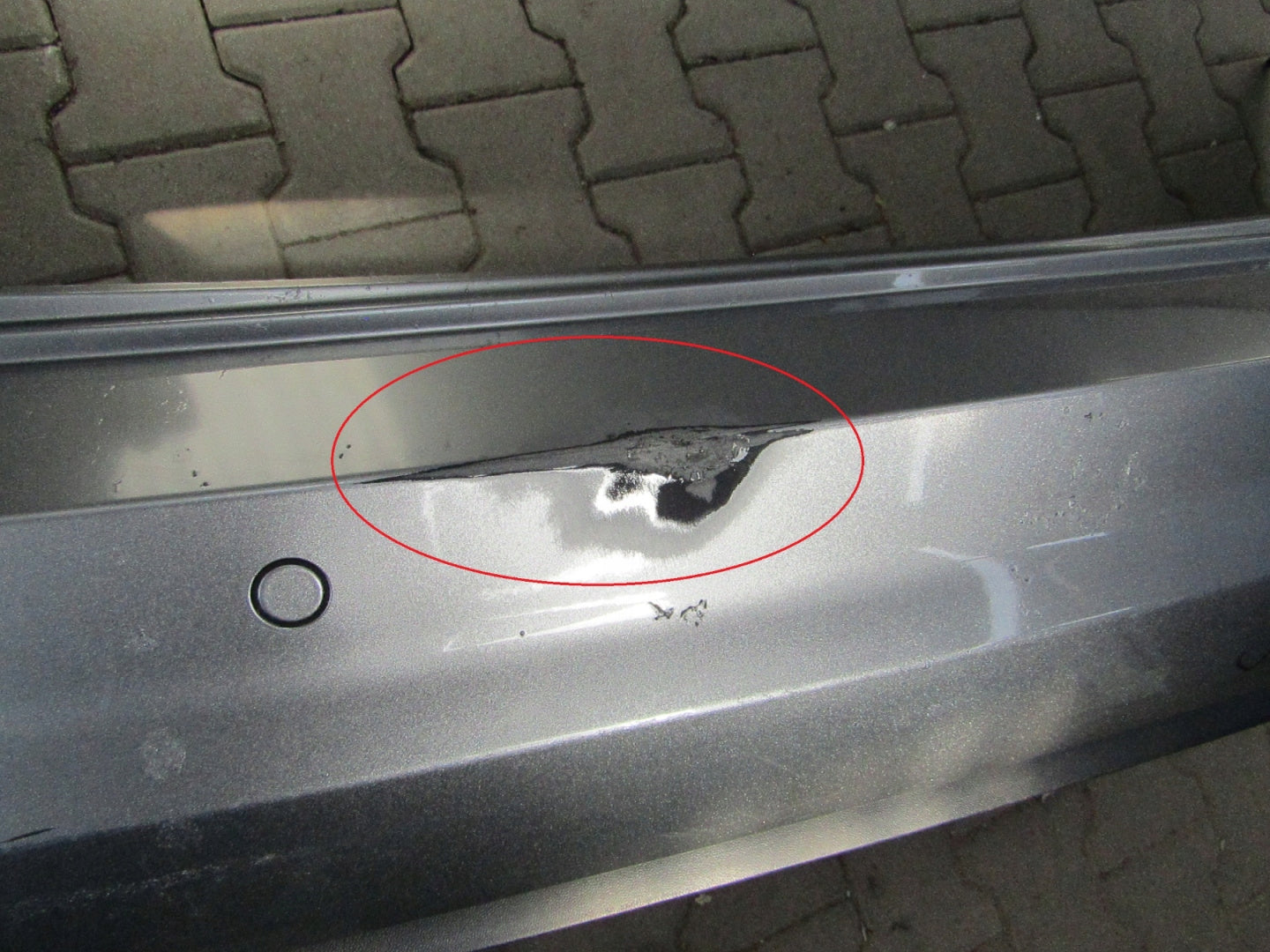 Rear Bumper VW Touran 2 II 5TA 15- 4PDC