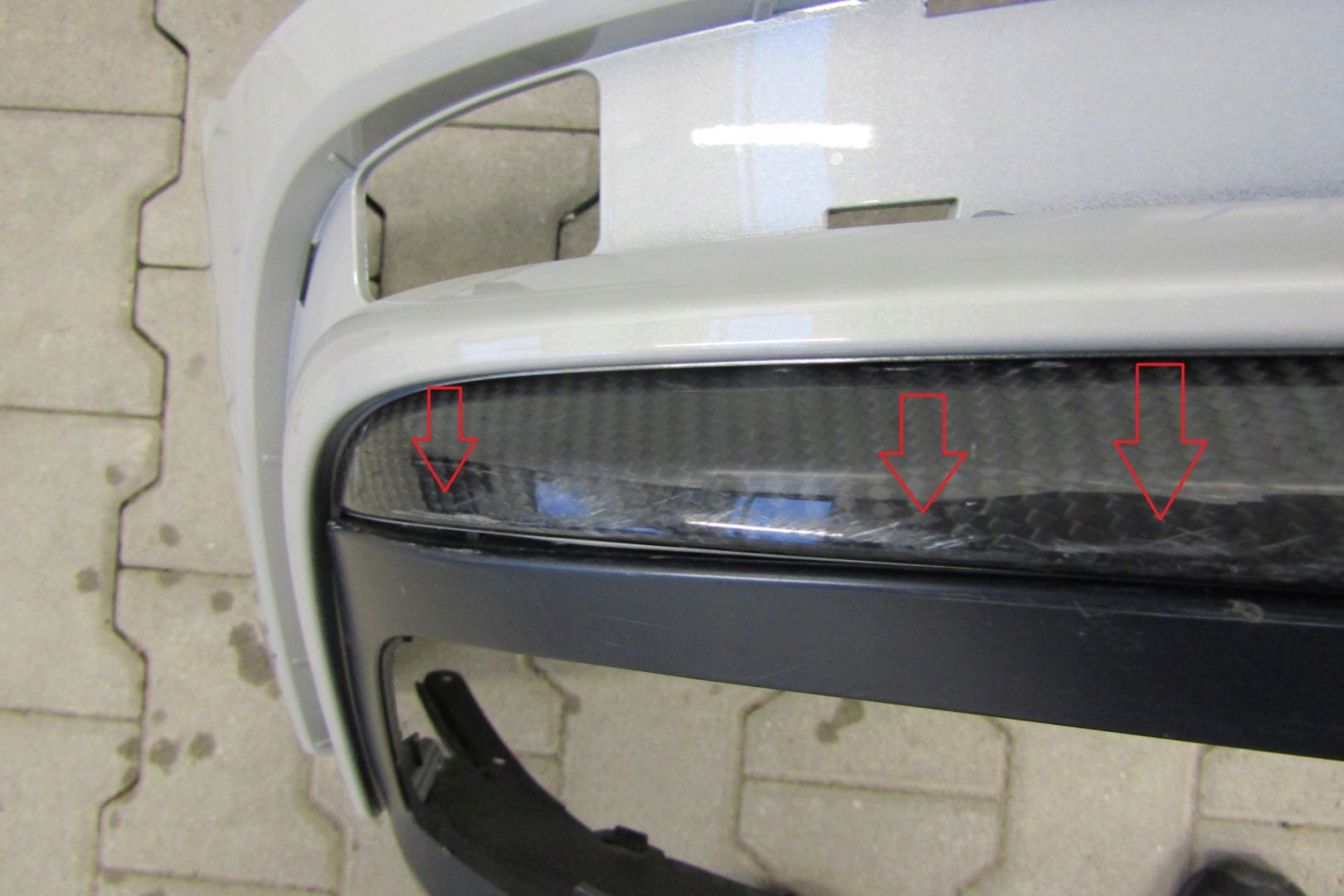 Rear Bumper Diffuser Audi Q8 4M8 S-line 18-