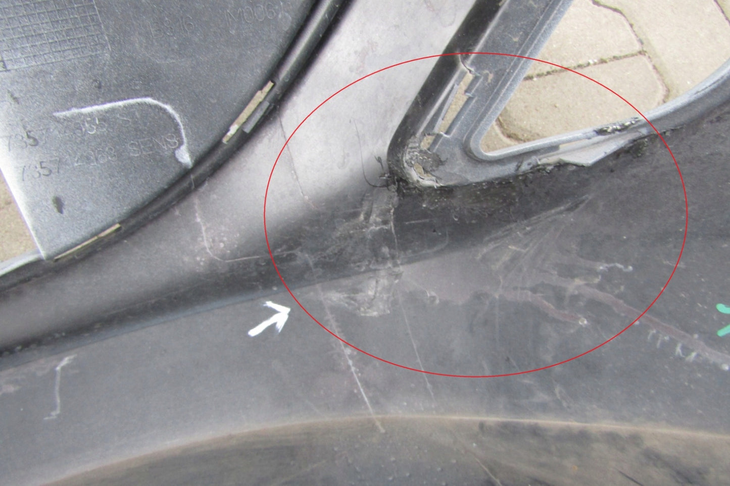 Front Bumper FIAT 500E 500 E II 2 2020-