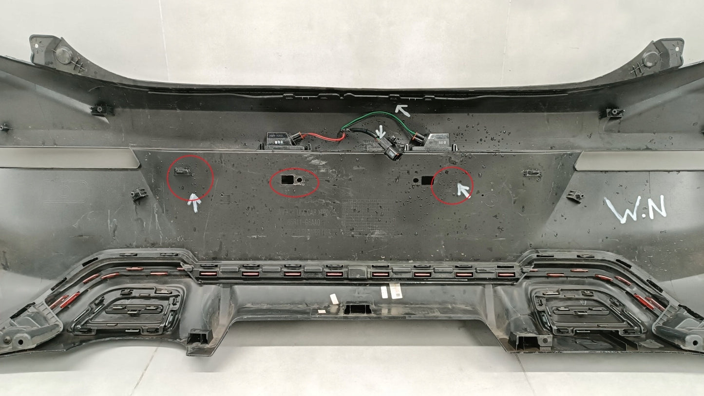 Rear Bumper for Kia Picanto 3 III GT-Line LIFT 20-23