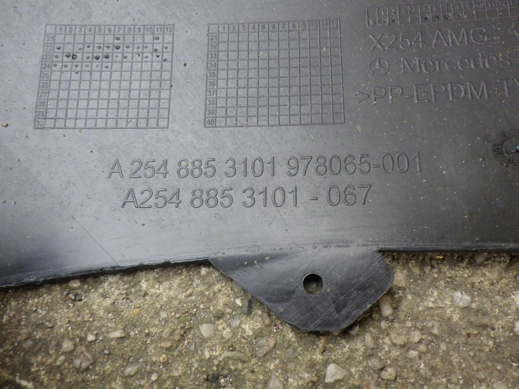 MERCEDES GLC AMG W254 254 2022- Front Bumper Spoiler Lip