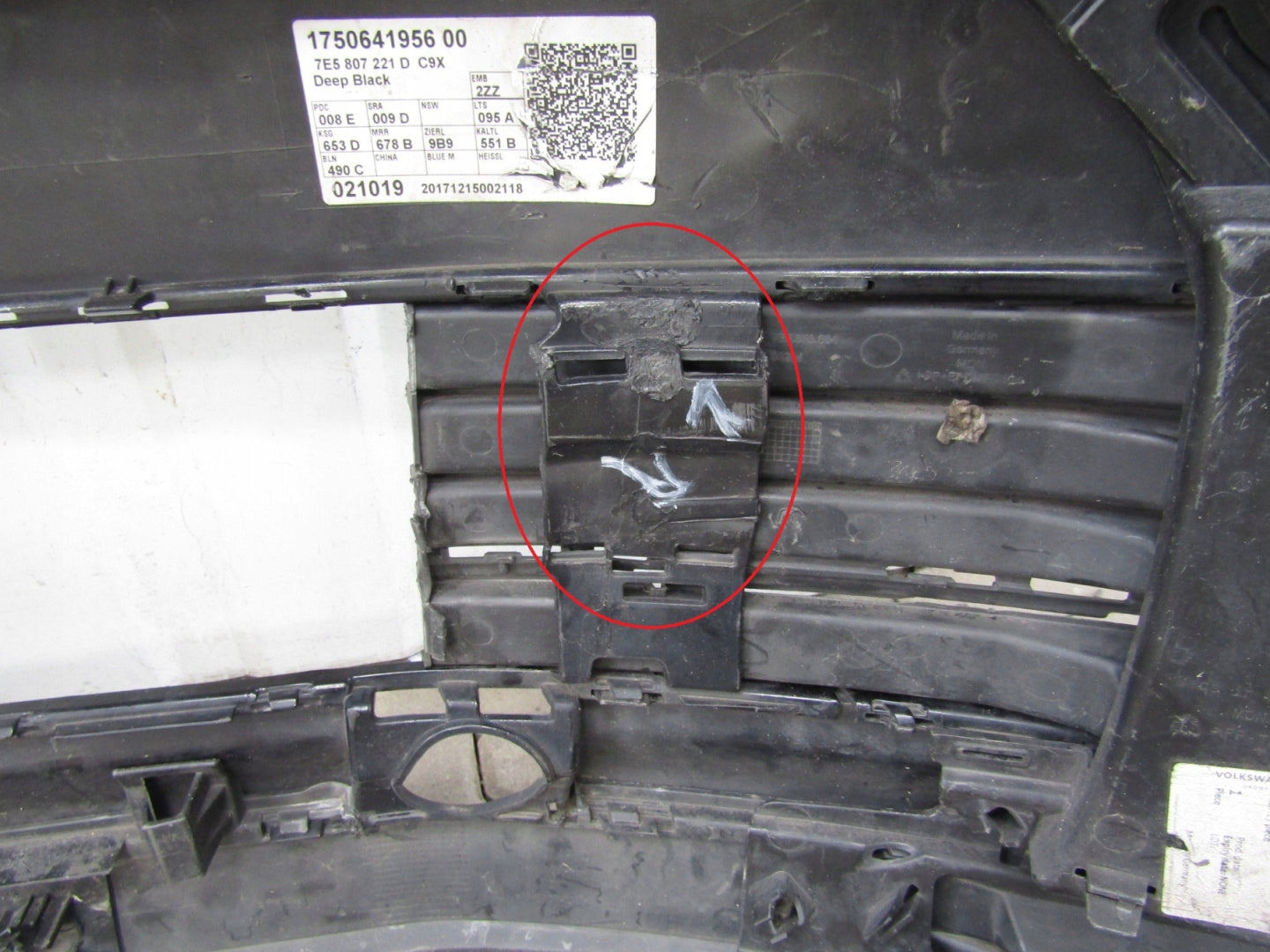 Front Bumper VW T6 Multivan 7E5 15-19